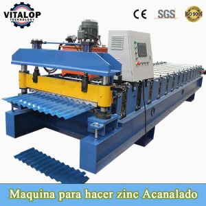 maquina para hacer zinc acanalado