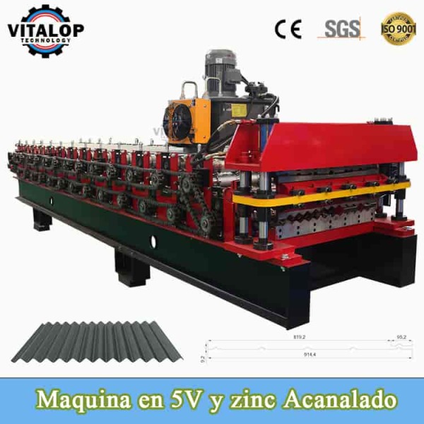 maquina para fabricar planchas de zinc