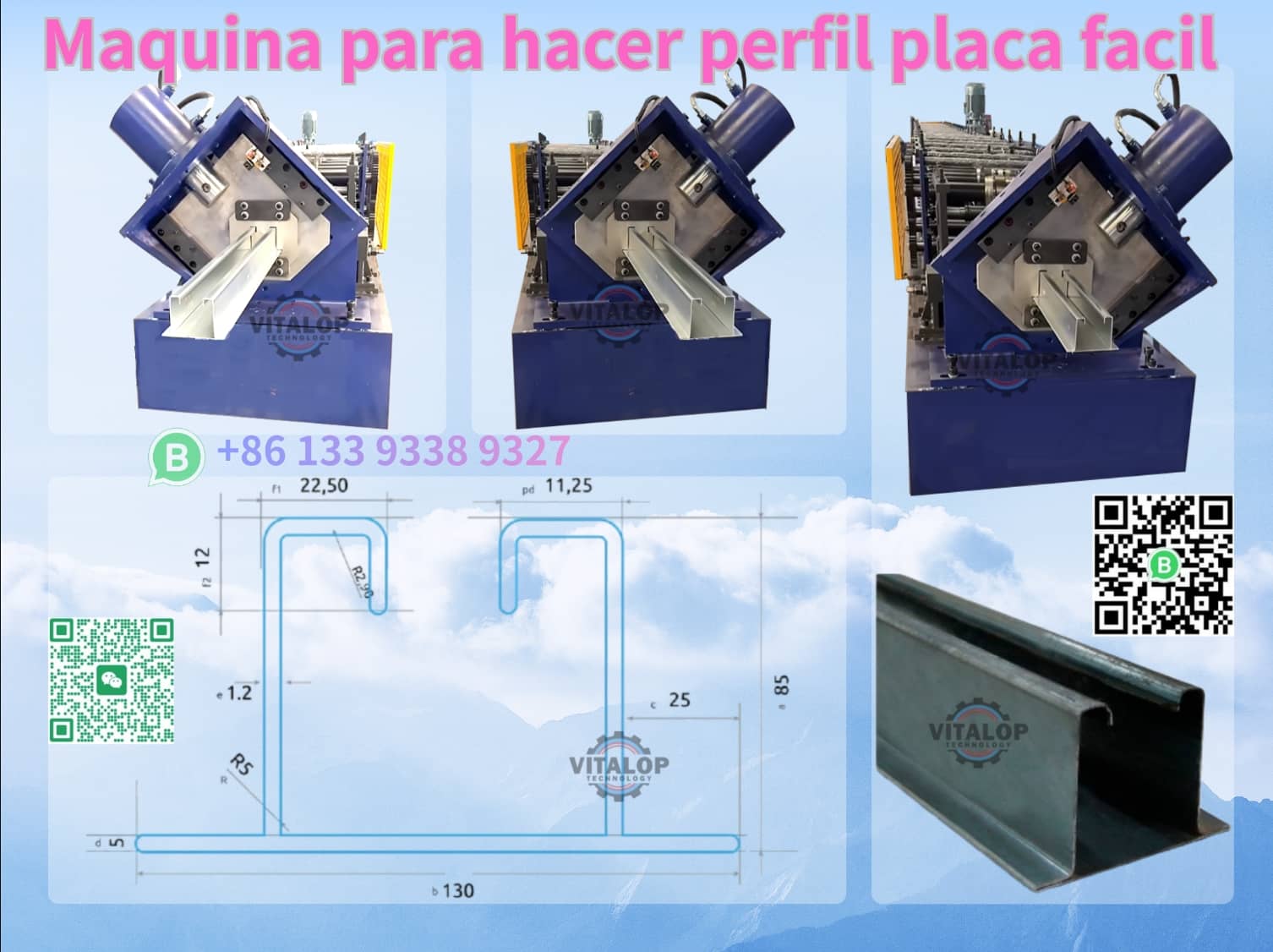 Maquina para hacer perfil placa facil